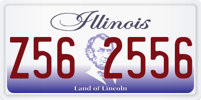 IL license plate Z562556