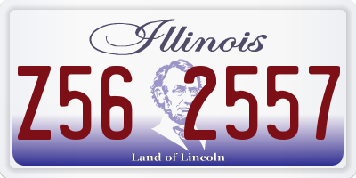 IL license plate Z562557