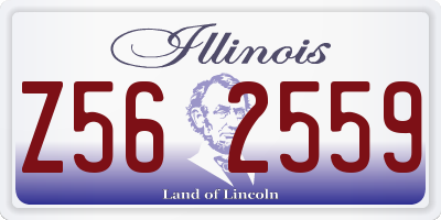 IL license plate Z562559