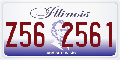 IL license plate Z562561