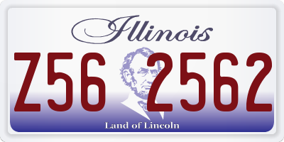 IL license plate Z562562