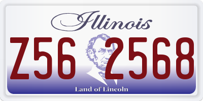 IL license plate Z562568