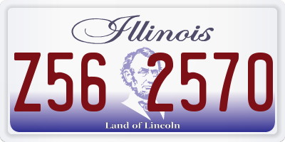 IL license plate Z562570