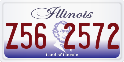 IL license plate Z562572