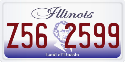 IL license plate Z562599