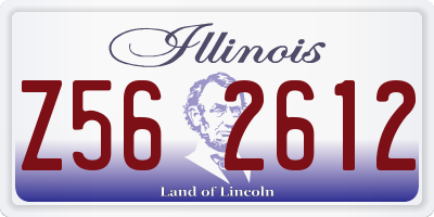 IL license plate Z562612