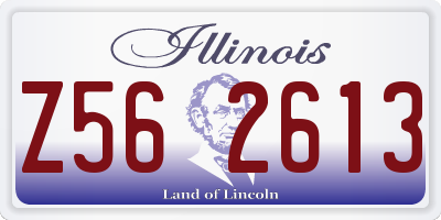 IL license plate Z562613