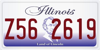 IL license plate Z562619