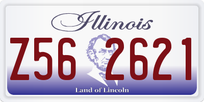IL license plate Z562621