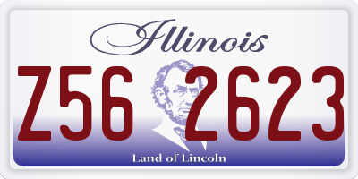 IL license plate Z562623