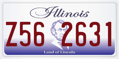 IL license plate Z562631