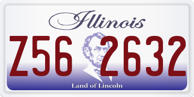 IL license plate Z562632