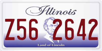 IL license plate Z562642