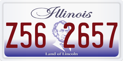 IL license plate Z562657