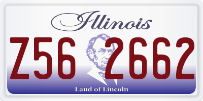 IL license plate Z562662