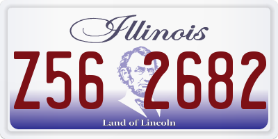 IL license plate Z562682
