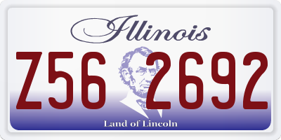 IL license plate Z562692