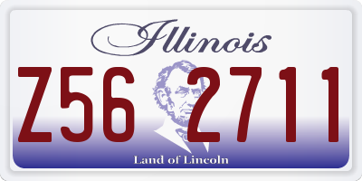 IL license plate Z562711