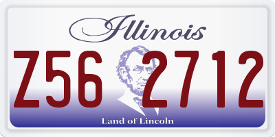 IL license plate Z562712