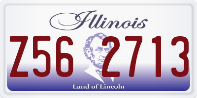 IL license plate Z562713