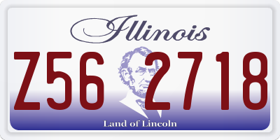 IL license plate Z562718