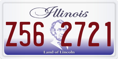 IL license plate Z562721