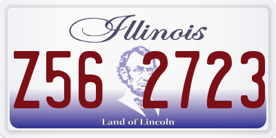 IL license plate Z562723