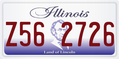 IL license plate Z562726