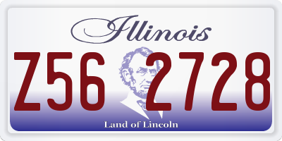 IL license plate Z562728