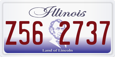 IL license plate Z562737