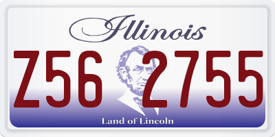 IL license plate Z562755