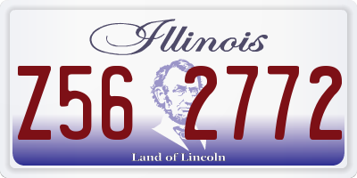 IL license plate Z562772
