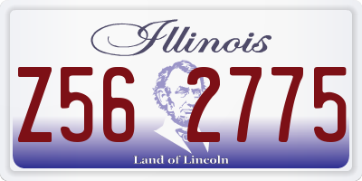 IL license plate Z562775