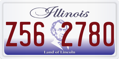 IL license plate Z562780