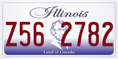 IL license plate Z562782