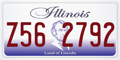 IL license plate Z562792