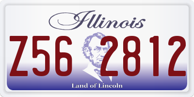 IL license plate Z562812
