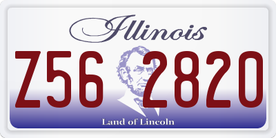 IL license plate Z562820