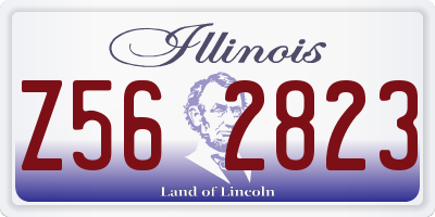 IL license plate Z562823