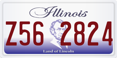 IL license plate Z562824