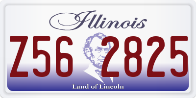IL license plate Z562825
