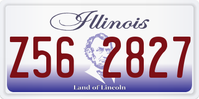 IL license plate Z562827