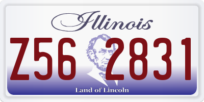 IL license plate Z562831