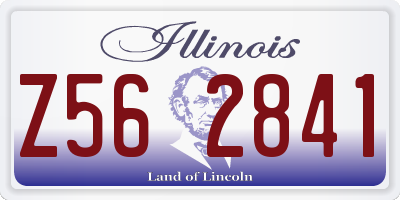 IL license plate Z562841