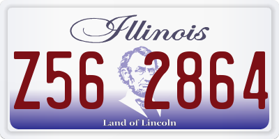 IL license plate Z562864