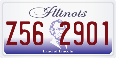 IL license plate Z562901