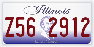IL license plate Z562912