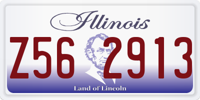IL license plate Z562913