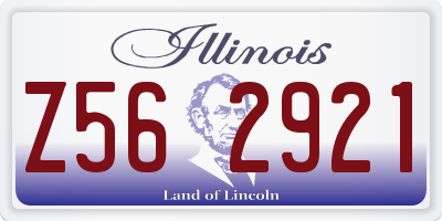 IL license plate Z562921