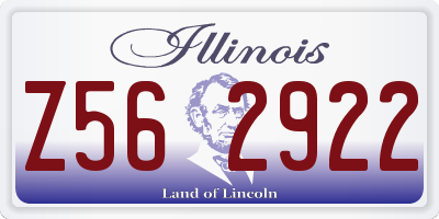 IL license plate Z562922